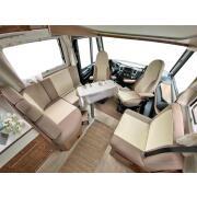 Housses sur-mesure camping-car : Dakar 4 banquettes
