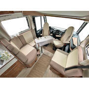 Housses sur-mesure camping-car : Dakar 4 banquettes