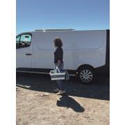 Bassine rétractable avec anses