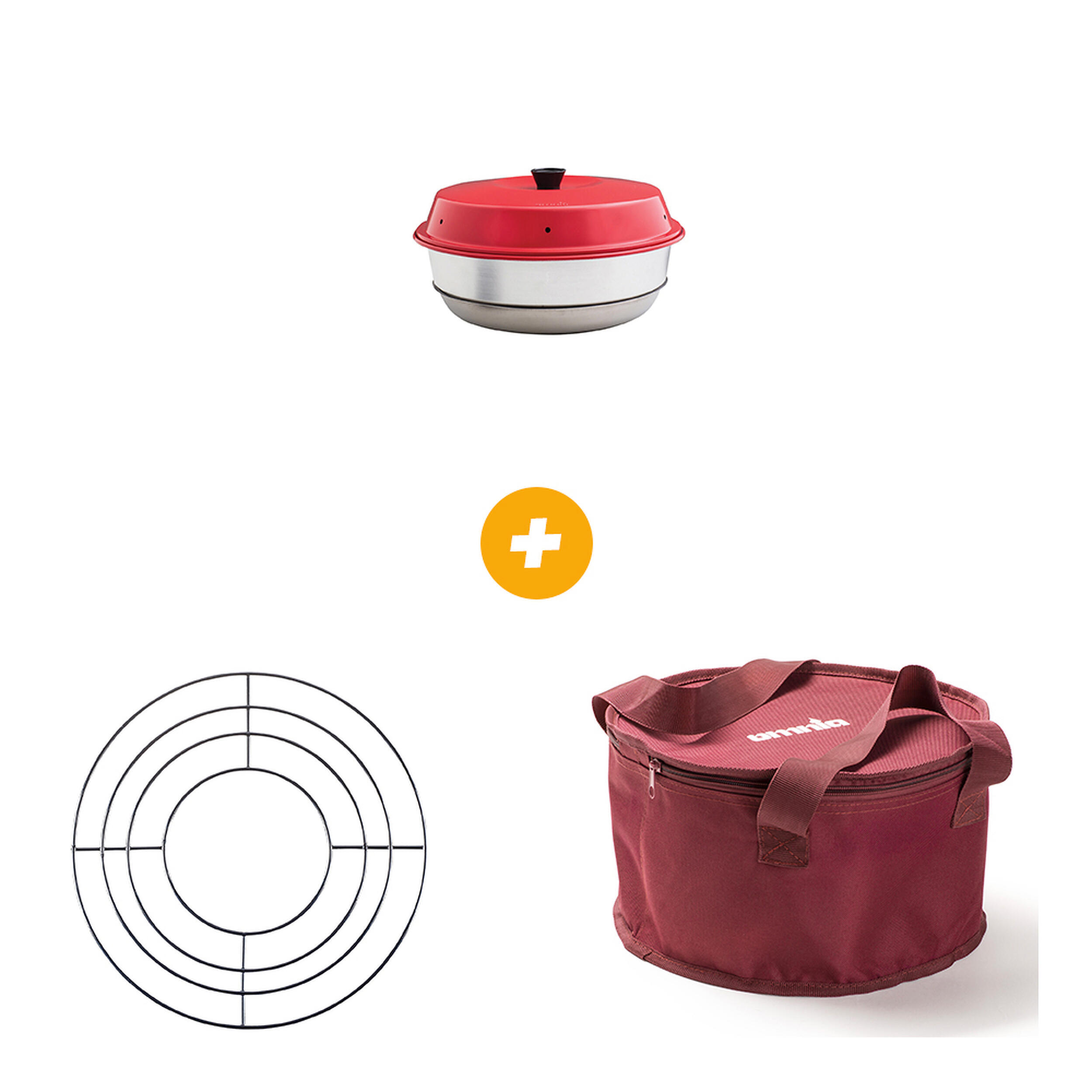 FOUR + GRILLE POUR FOUR + SAC DE RANGEMENT