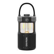 Lampe / enceinte de camping rechargeable Follow Light F1 : Noire