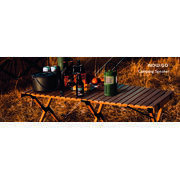 Lampe / enceinte de camping rechargeable Follow Light F1 : Noire