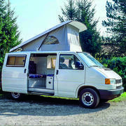 Toit relevable pour véhicule VW T4 de dimension L1 H1 avec ouverture Avant