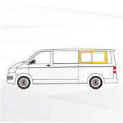 Baie Sunvan Volkswagen T5/T6 : Modèle : Coulissant - Position : arrière gauche - Hauteur : L2