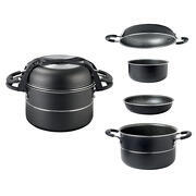 Popote en aluminium 8 pièces pour camping-car