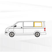 Baie Sunvan Volkswagen T5/T6 : Modèle : Fixe - Position : arrière gauche - Hauteur : L1