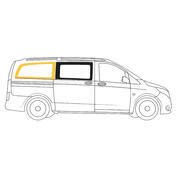 Baie Sunvan Mercedes Vito à partir de 2014 : Fixe arrière droit (L3)