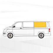 Baie Sunvan Volkswagen T5/T6 : Modèle : Fixe Full sérigraphie - Position : arrière gauche - Hauteur : L2