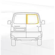 Baie Sunvan Volkswagen T5/T6 : Modèle : Fixe - Position : porte arrière droite - Hauteur : L1/L2