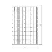 PANNEAUX SOLAIRES SEMI-FLEX : 100W
