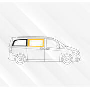 Baie Sunvan Mercedes Vito à partir de 2014 : Fixe avant droit (L2/L3)