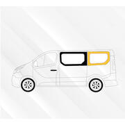 Baie Sunvan Renault Trafic 3 : Fixe arrière gauche (L1)