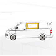 Baie Sunvan Volkswagen T5/T6 : Modèle : Coulissant - Position : avant gauche - Hauteur : L1/L2