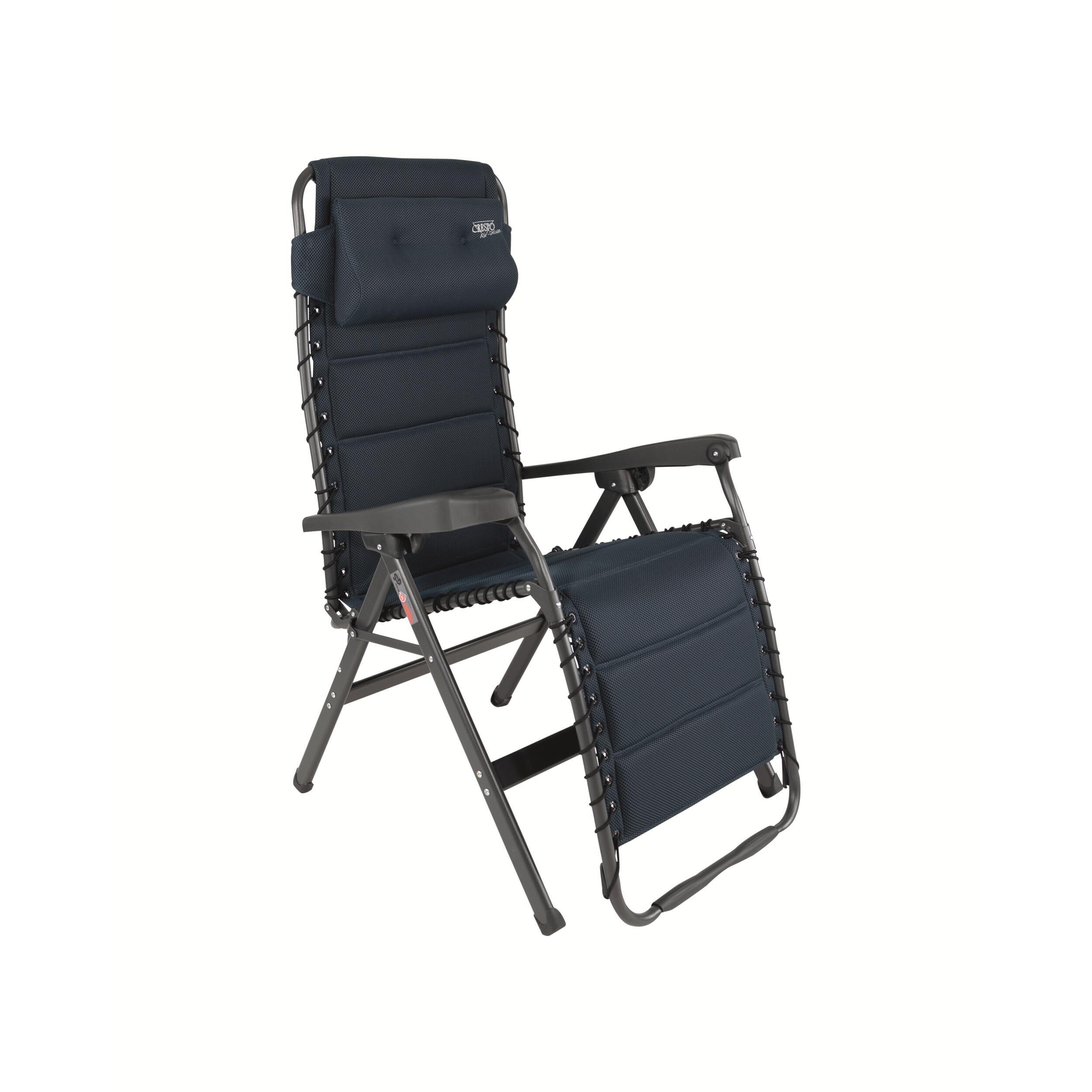 Relax Air Deluxe Gris avec repose-tête : Bleu