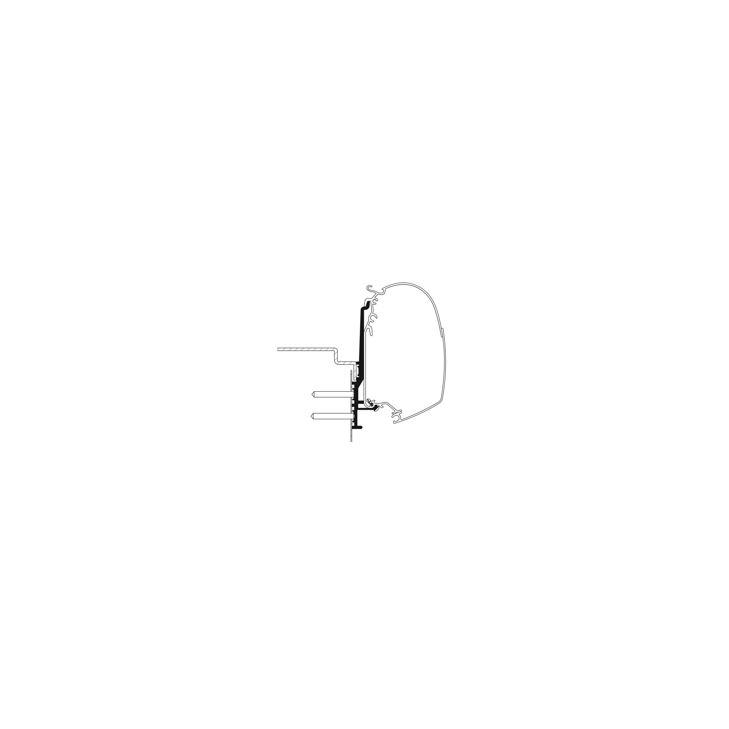 Adaptateur pour stores Knauss Tourer CUV - 3,00 m