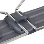 Table rectangulaire grise : AL-247 en aluminium 110 x 70 cm