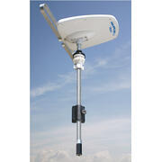 Teleplus antenne TV directionnelle Double polarité avec VHF, UHF V/O & amplificateur AT412 5G : Mât  165cm