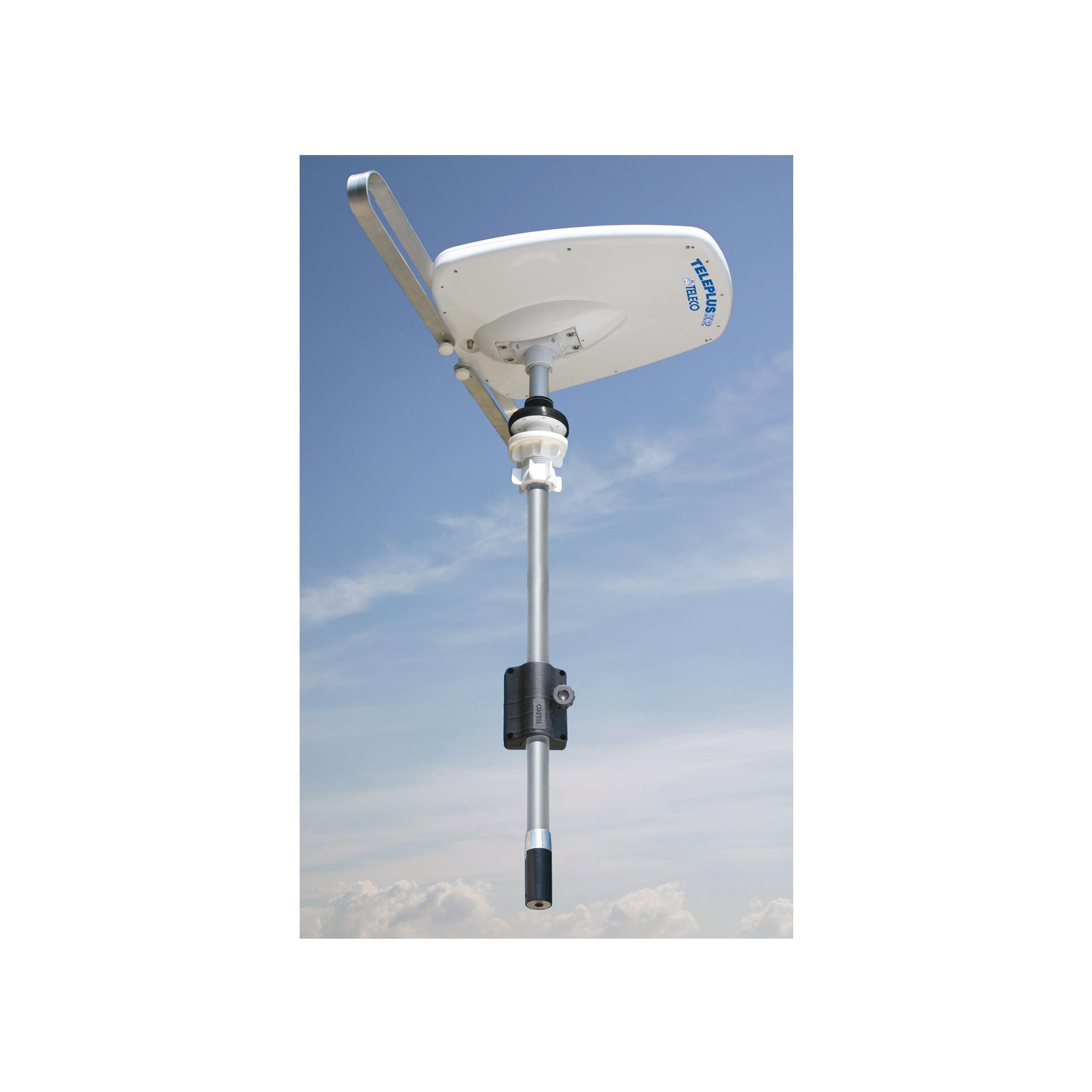 Teleplus antenne TV directionnelle Double polarité avec VHF, UHF V/O & amplificateur AT412 5G