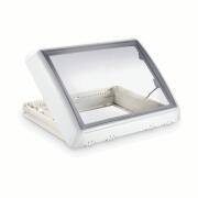 Lanterneau Midi Heki Style à manivelle : Sans aération permanente - Coloris : Blanc