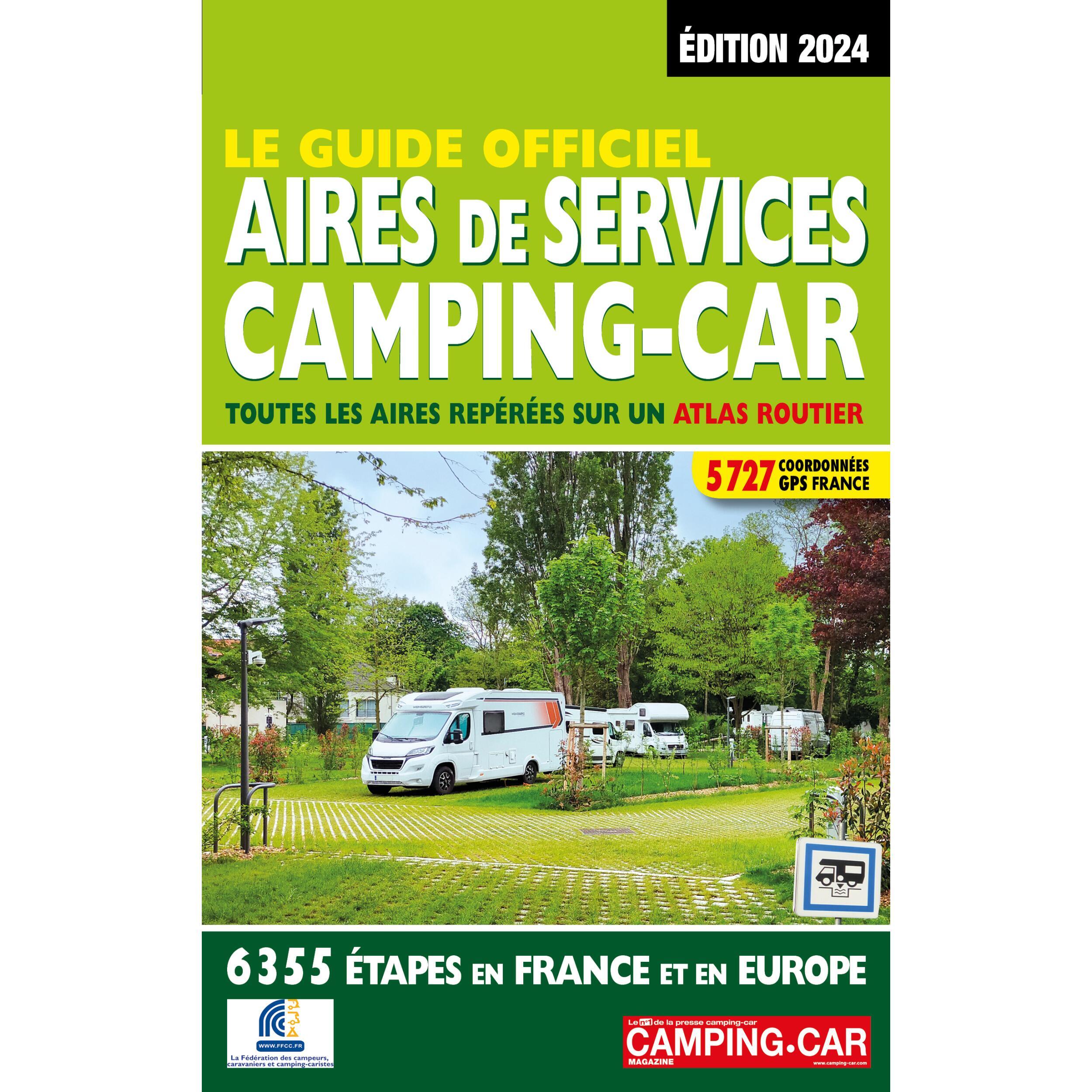 Le guide officiel Aires de services camping-car 2024