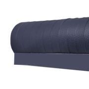 Rideau de porte en similicuir : 60 x 200 cm coloris bleu