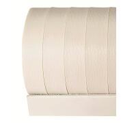 Rideau de porte en similicuir : 60 x 200 cm coloris crème