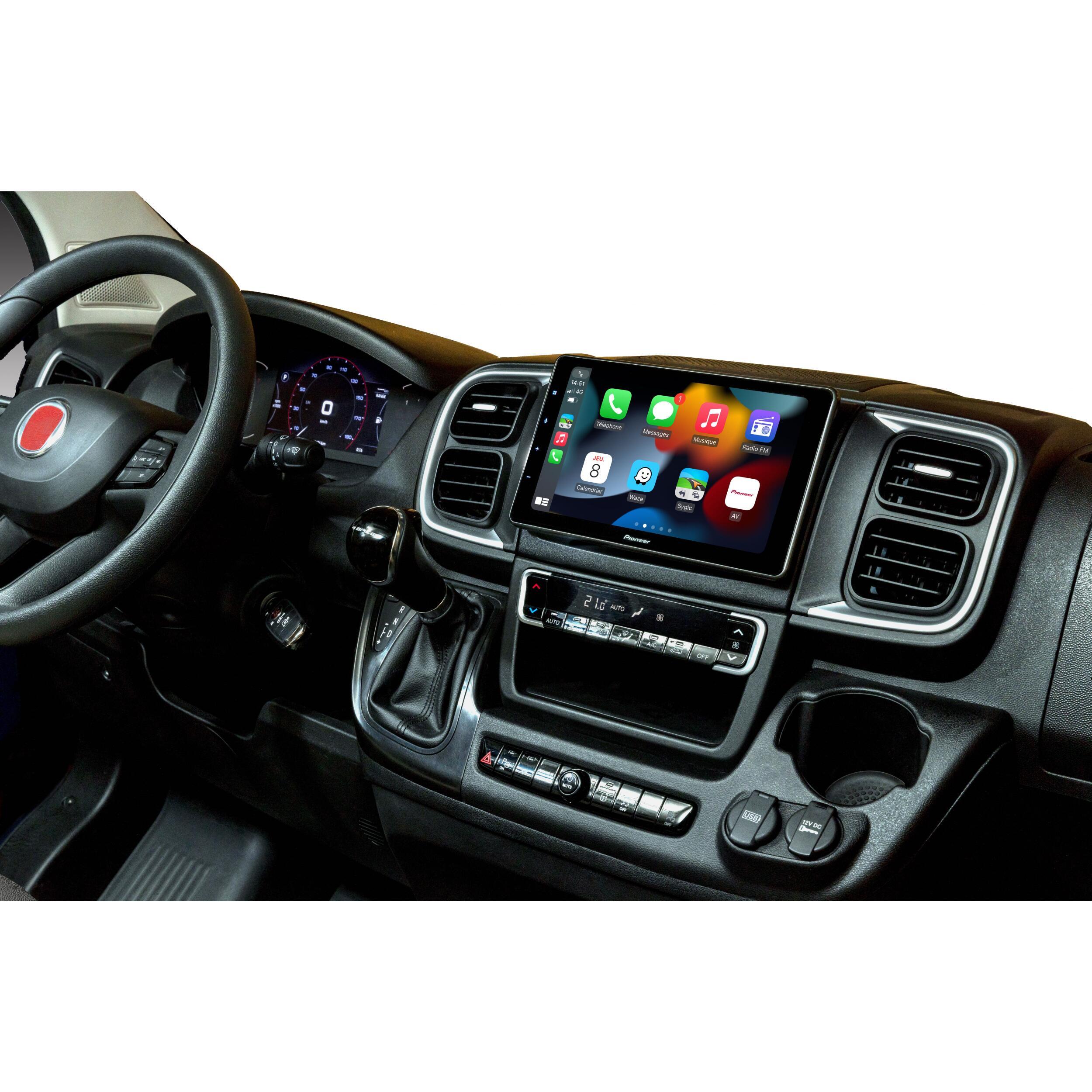 Tablette multimédia avec écran tactile : FIAT DUCATO 8 (véhicule sans radio d’origine à partir de 2021)