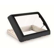 Lanterneau Midi Heki Style à manivelle : Avec aération permanente - Coloris : Gris