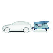 Tente pliante sur boule d'attelage Outset