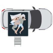 Tente de toit Mighty Oak Light 165 Line-X