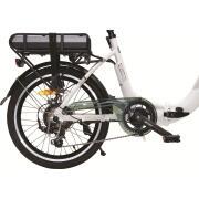 Vélo à assistance électrique pliant 20 Pouces Blanc Confort
