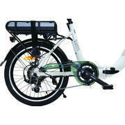 Vélo à assistance électrique pliant 20 Pouces Blanc Confort