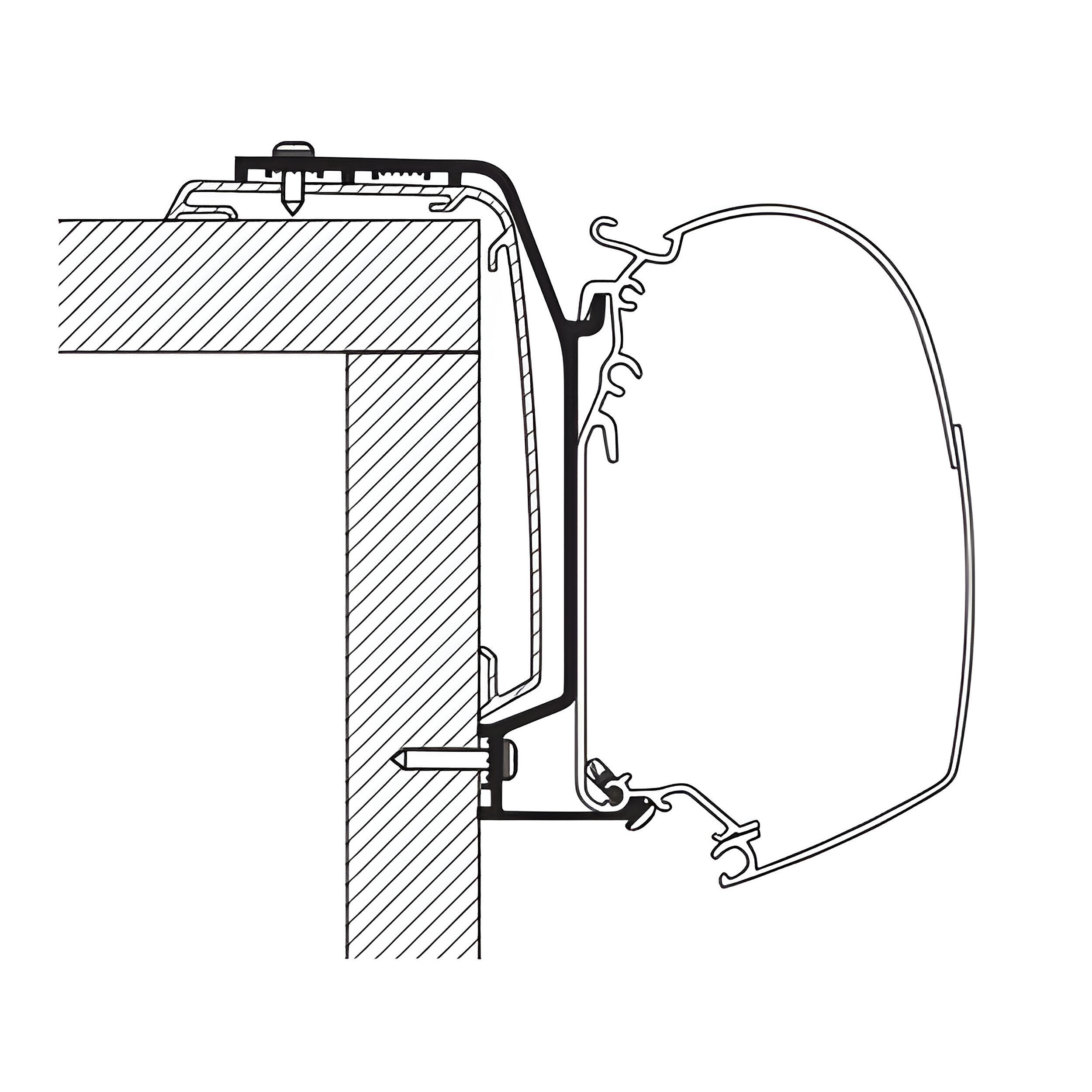 Adaptateur de toit Rapido : Série 6 2024 4 m