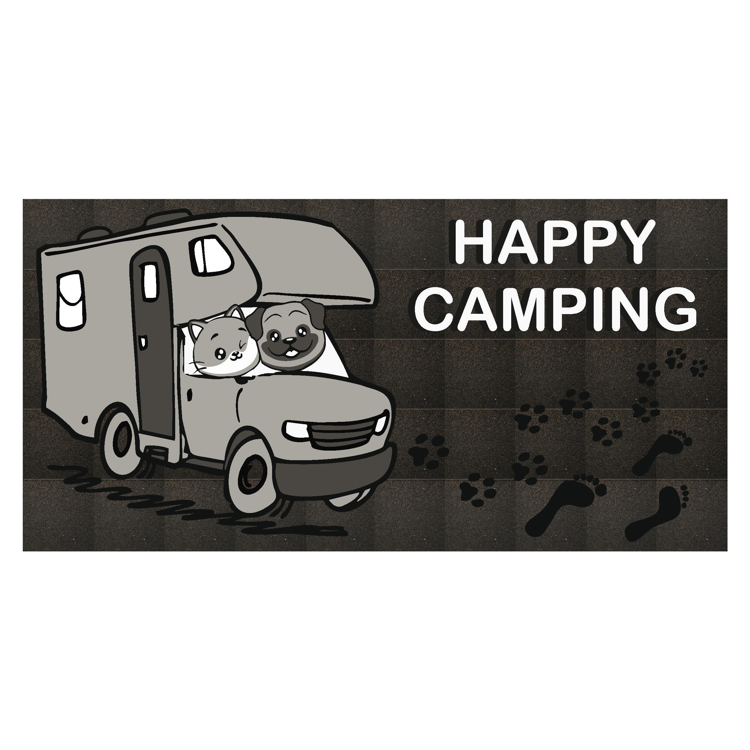 Tapis d'intérieur Happy Camping