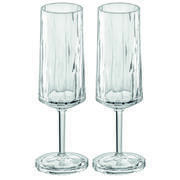 Lot de 2 flûtes à champagne 180 ml