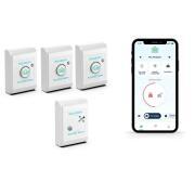 Pack alarme Squidd Home et Move : 3 Home et 1 Move