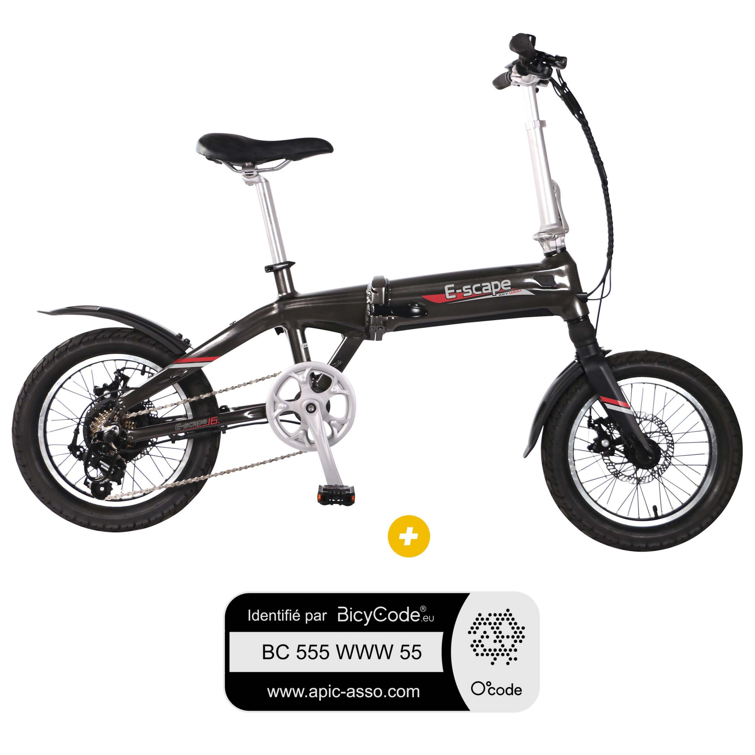 Vélo à assistance électrique pliant Key West 16''