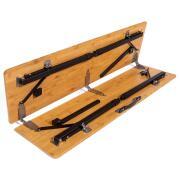 Table de camping Bambou