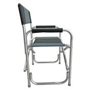 Fauteuil directeur Havana : Coloris : Bleu clair / Gris