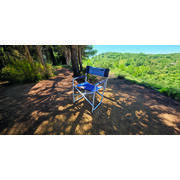 Fauteuil directeur Havana : Coloris : Bleu clair / Gris