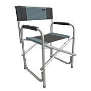 Fauteuil directeur Havana : Coloris : Bleu clair / Gris