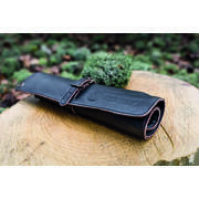 Pochette à couverts en cuir