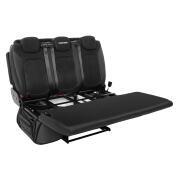 Banquette-lit coulissante ISOFIX revêtement noir/noir : 3 passagers -150 cm - base basse