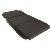 Banquette-lit coulissante ISOFIX revêtement noir/noir : 2 passagers - 112 cm - base haute