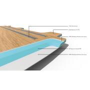 Plancher composite monobloc Ford Custom Transit 2024 - / VW T7 : L1 - 4 rails - Autumn Maple