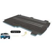 Plancher composite monobloc VW T5/T6 : L2 - 4 rails - Altro Jacobean Oak