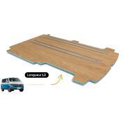 Plancher composite monobloc VW T5/T6 : L2 - 4 rails - Autumn Maple