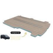 Plancher composite monobloc Expert3/Jumpy3/Scudo/Vivaro/Proace : L2 - 4 rails - Weathered Teak & Ebony