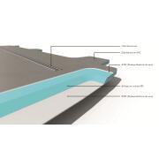 Plancher composite monobloc VW T5/T6 : L2 - 2 rails - Griffon