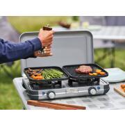 Réchaud à gaz 2 feux Camping Kitchen Grill & Go R